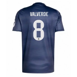 Real Madrid Federico Valverde #8 Udebanetrøje 2025-26 Kortærmet